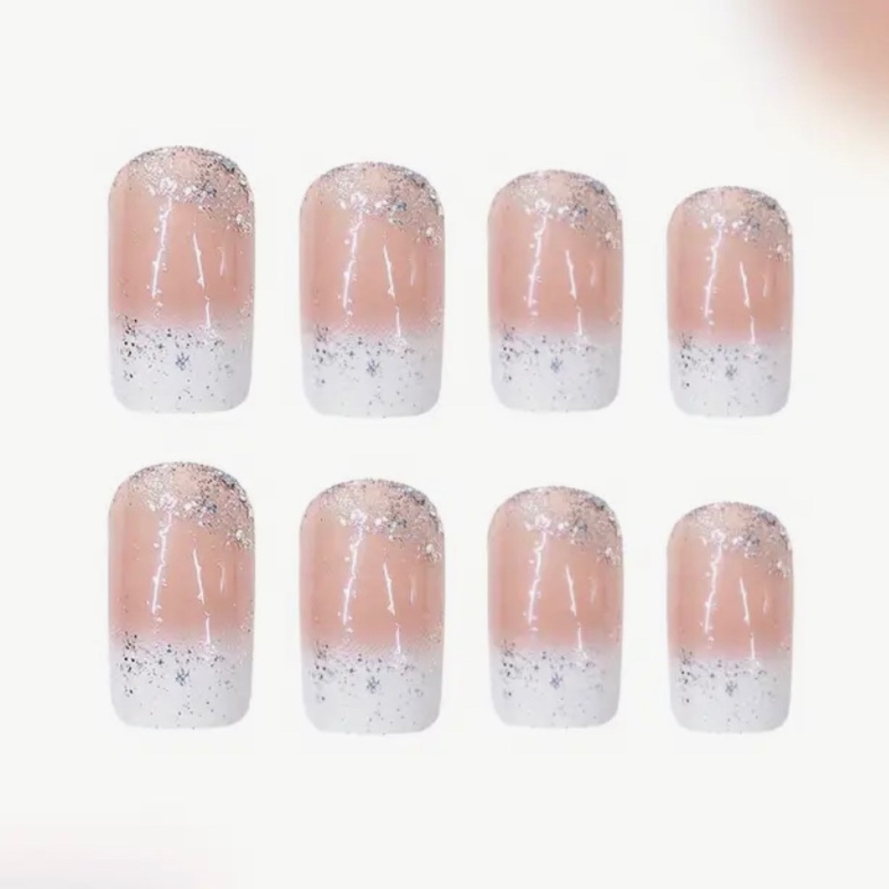 🍒🍒 Glitter Ombre Press-On Nails